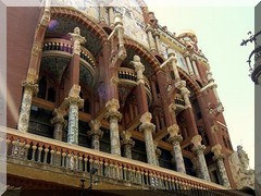 Der Palau de la Música Catalana in Barcelona