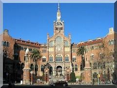 Das Hospital de la Santa Creu i Sant Pau in Barcelona