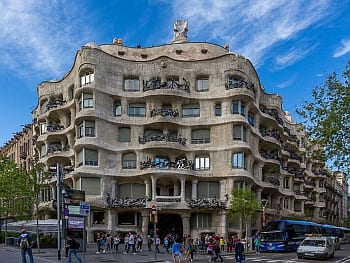 Die Casa Mila in Barcelona