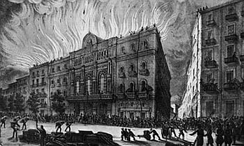 Der erste Großbrand im Liceu 1861
