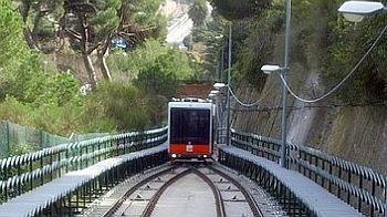 Bergbahn in Barcelona