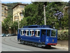 Tramvia Blau, die älteste Straßenbahn-Linie Barcelonas