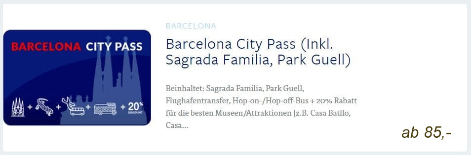 Barcelona online City-Pass