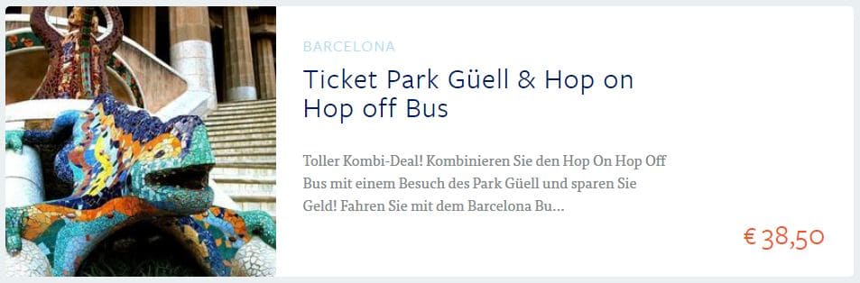 Hop on Hop off Bus Tour und Park Güell