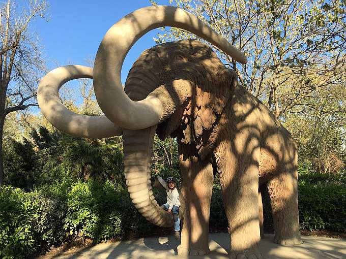 Mammut im Parc de la Ciutadella